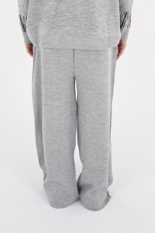 Grey Knit Pants