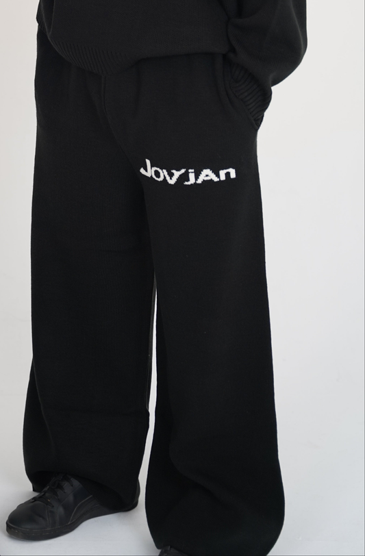 Black Knit Pants