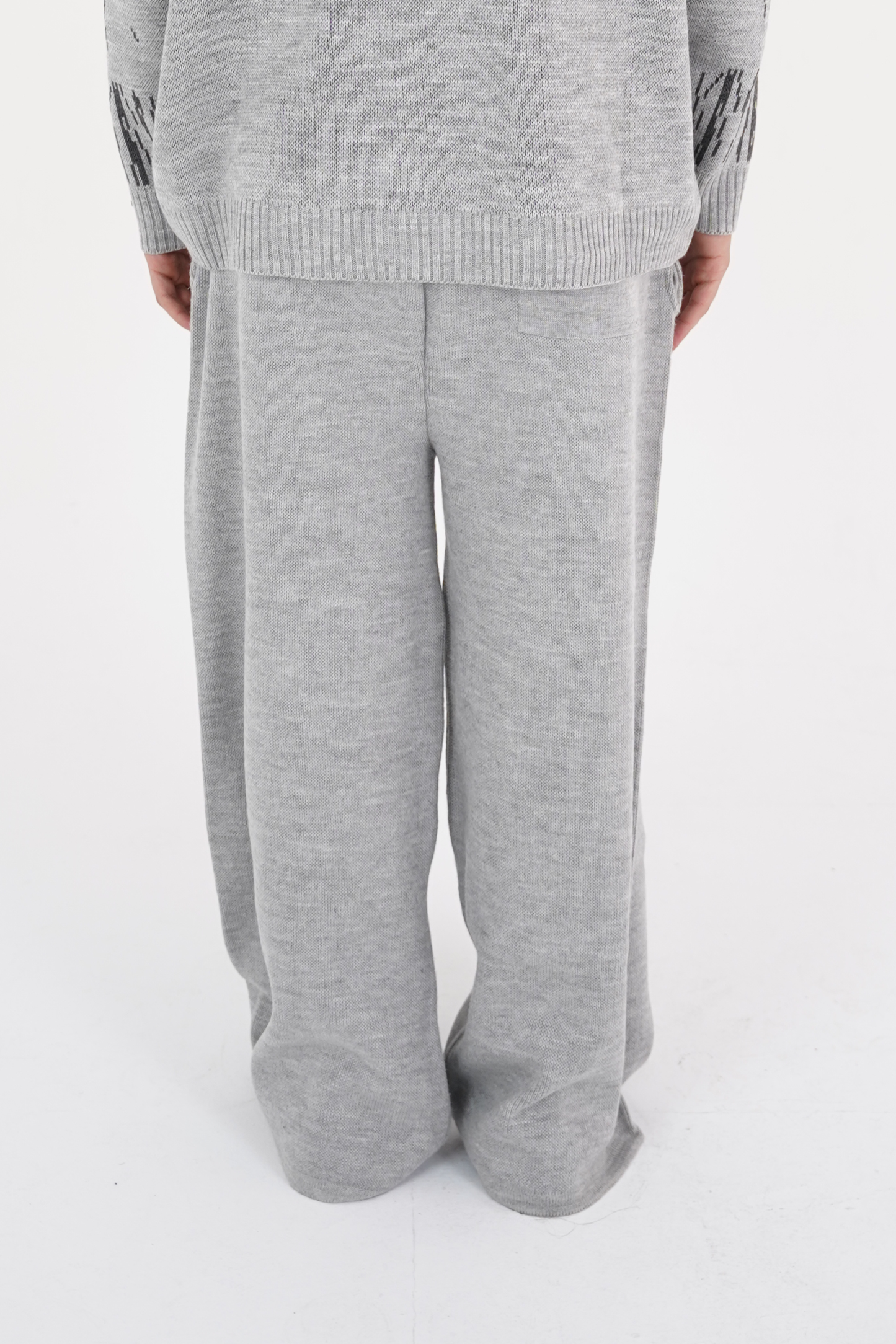 Grey Knit Pants